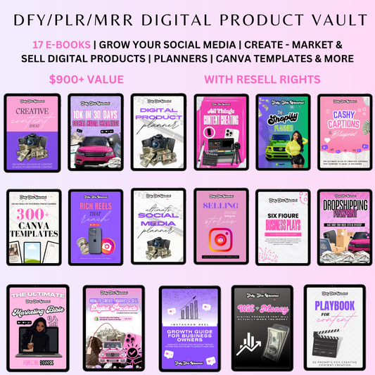 Ultimate Digital Product Vault 2.0 ( DFY/PLR/MRR ) ( with resell rights )